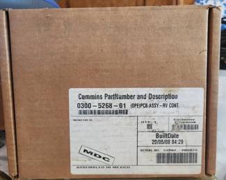 Cumminsss PCB RV Cont. PCB assy 0300-5268-01