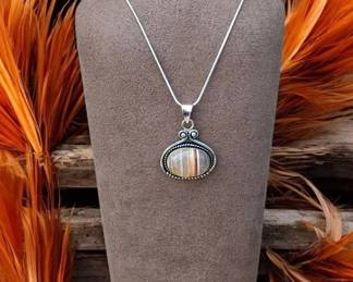 18 Sardonyx Pendant Necklace