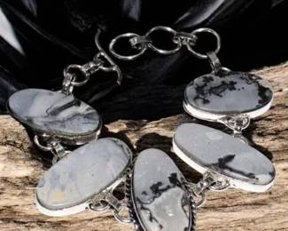 104 Maligano Jasper Toggle Bracelet