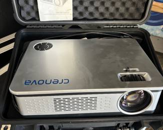 Outdoor projector and screen
