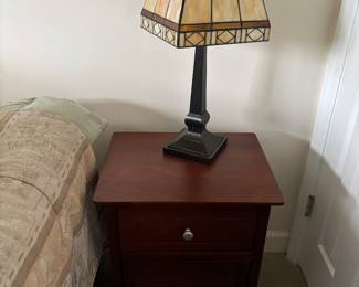 Stained glass lamp set