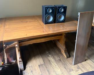 Beautiful dining table with leaf
