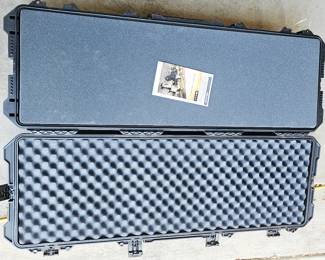 Interior of Pelican case. New foam