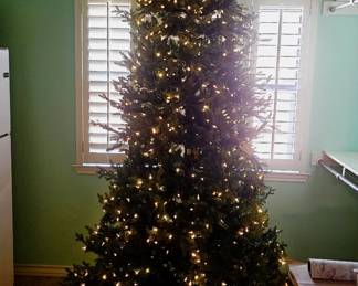 Pre-lit Christmas tree