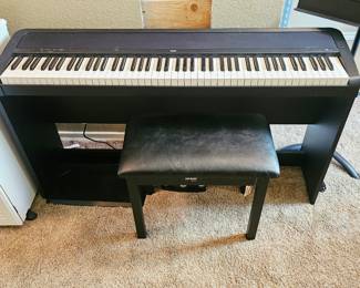 Korg b1 digital piano with bench