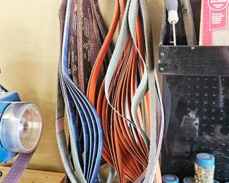 Various belt sanding belts in different grits priced by the grit bundles
