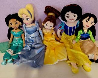 Disney Princess Plush Doll Collection sold individually