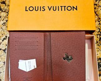 Inside photo of Louis Vuitton passport cover Texas