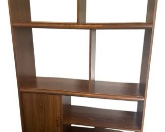 MidCentury Modern Style Faux Wood Wall Unit