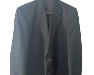Mens Circle S Black Suit Coat From Dallas, TX