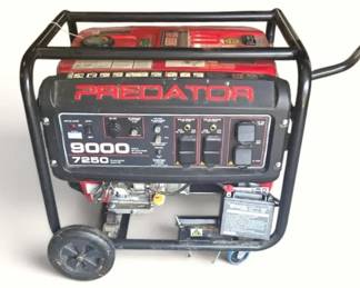 Predator 9000 Watt GasPowered Portable Generator 7250 Running Watts