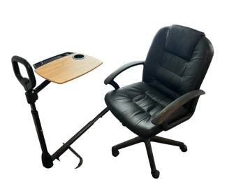 Office Chair Stander Brand Wooden Eating Tray