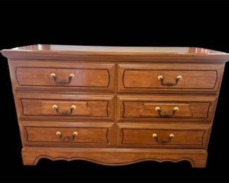 Vintage Six Drawer Dresser