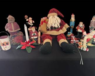 Vintage Santas And Spirits Of Giftgiving Mystery Lot