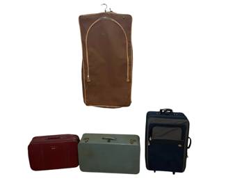 Vintage Suitcases Garment Bag
