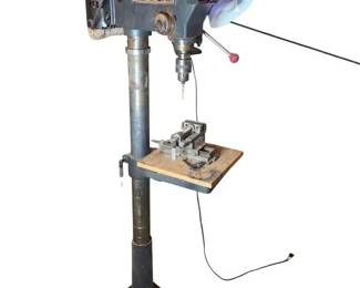 07 Vintage Craftsman 15 Floor Drill Press 12Speed, Heavy Duty, with Vise