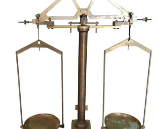 Vintage Brass Precision Balancing Scale
