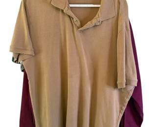 Lot of 4 Van Heusen Mens Shirts Size L XL