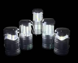 5 Collapsible COB LED Lanterns