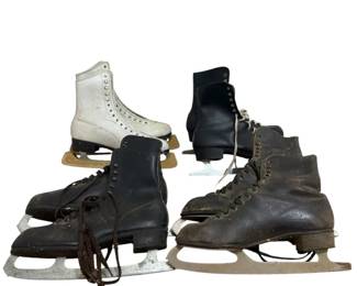 4 Pairs of Ice Skates
