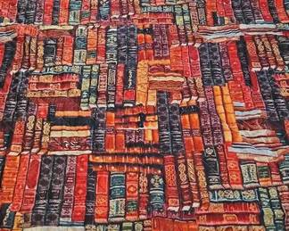 New Queen Size Blanket Book Motif