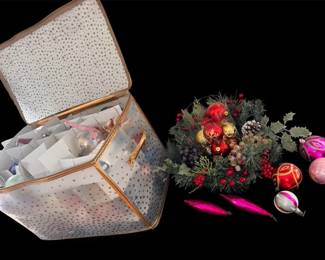 Holiday Decor And Storage Mystery Lot
