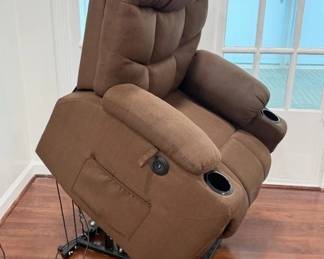 POWER RECLINING LIFT CHAIR WITH HEAT & MASSAGE