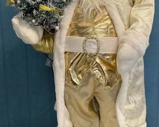 TALL SANTA CLAUS CHRISTMAS DECORATION