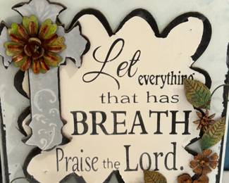 CHRISTIAN FAITH SCRIPTURE BIBLE WALL ART