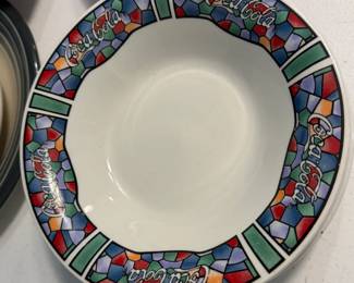 COCA COLA BOWLS & ASSORTED DISHES