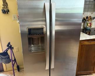 Kenmore Elite stainless-steel refrigerator