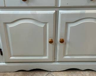 White sideborad cabinet
