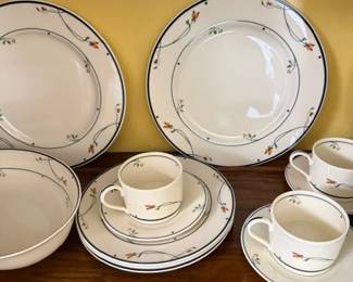 Ariana by Gorham 12 place setting with serving pieces