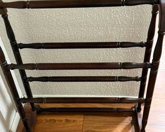 Bombay Company quilt rack from 1987