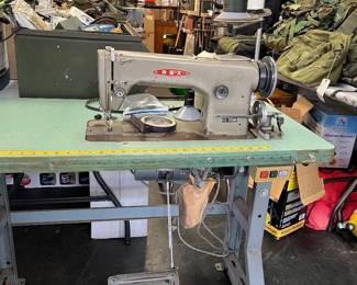 Rex Industrial Sewing Machine and thread !