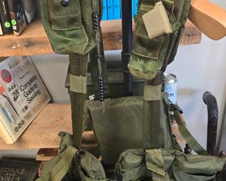 London Bridge Trading co chest rig with loaded M14 Mags