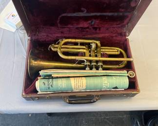 Brass trombone
