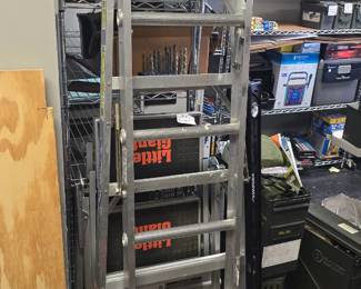 Werner aluminum ladder and little giant ladder