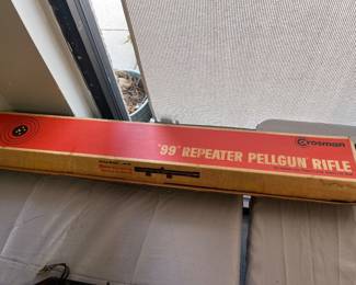 Crosman 99 Lever action pellet gun in box NEW OLD STOCK AMAZING FIND!!