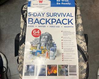 5 day survival back pack