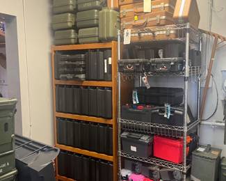 Pelican and other gun cases.