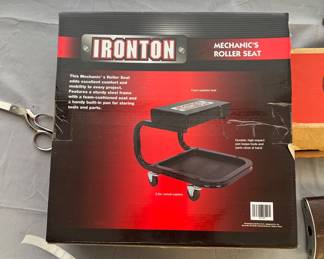 Garage roller seat