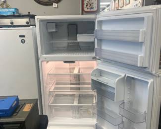 Maytag refrigerator and Maytag stand up freezer both very nice