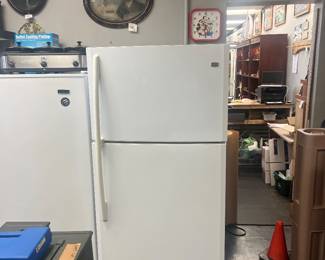 Maytag refrigerator and Maytag stand up freezer both very nice