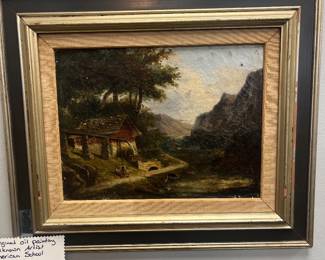 Original 19C oil painting