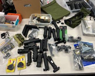bipods, forward grips and more parts and accessories