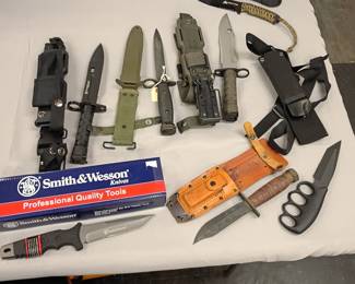 Smith and Wesson fixed blades and more