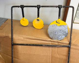 portable hanging steel targets