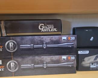 Bushnell scopes brand new in box and, delta scope