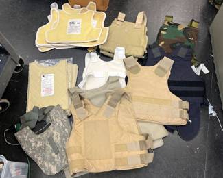 Bullett proof vests, and body armor !!!